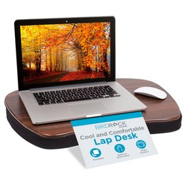 Sofia + Sam Oversized Memory Foam Lap Desk (Black) | Supports Laptops Up to 20 Inches