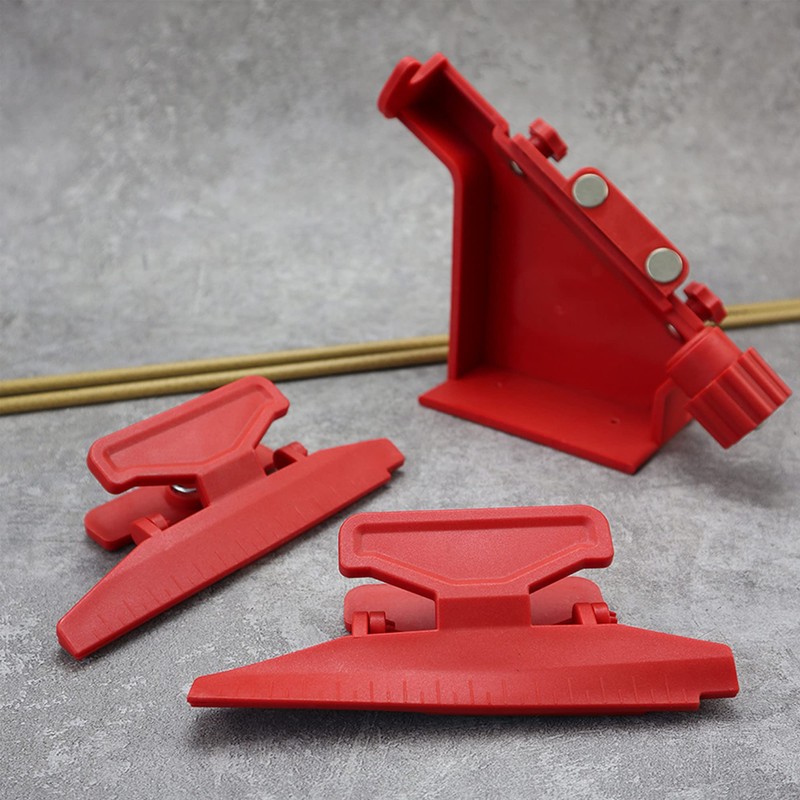 M.SJUMPPER ARCHERY Fletching Jig with Straight Helix Clamps Adjustable Fletch