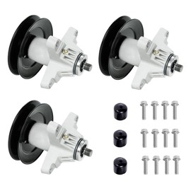 Dibanyou Pack of 3 Spindle Assembly with Pulley for Cub Cadet MTD Troy Bilt 618-04126 618-04126A 918-04125 918-04125B 918-04125C Columbia GT5024 LTX1050KH