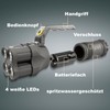 Eaxus LED Hand Spotlight with Handle, Searchlight / Work Light