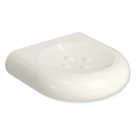 Hewi 477 Series Soap Dish Small with Knobs Pure White 477.02.100 99