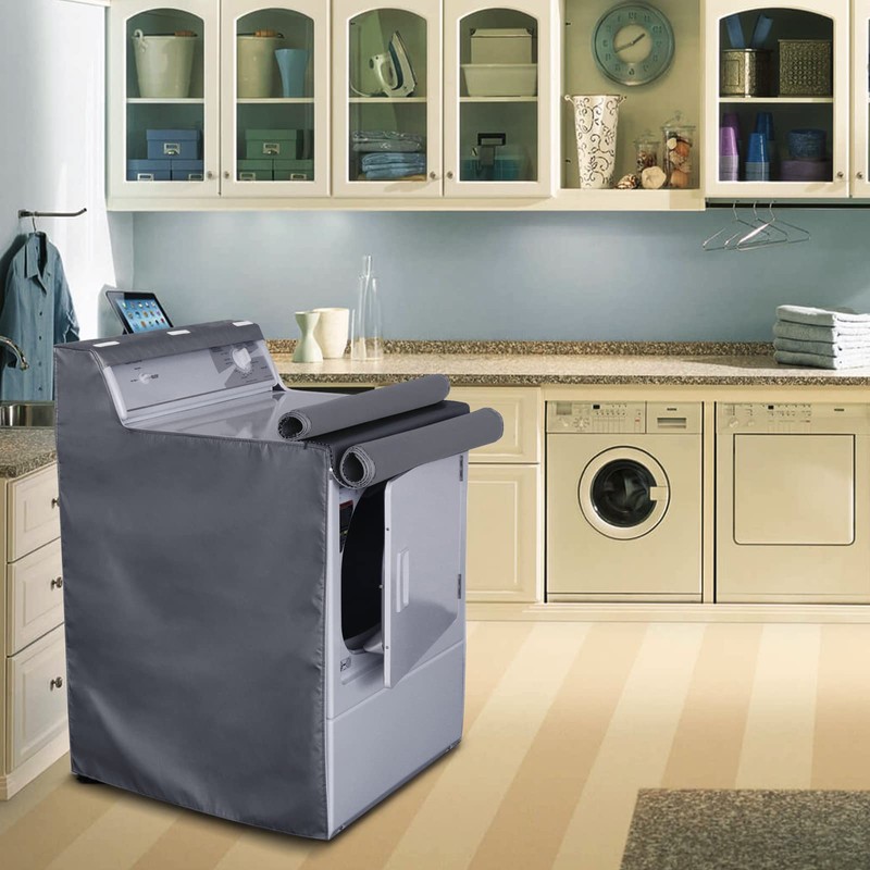 AKEfit Washing Machine Cover, Zipper Design,Fit for Outside Top or