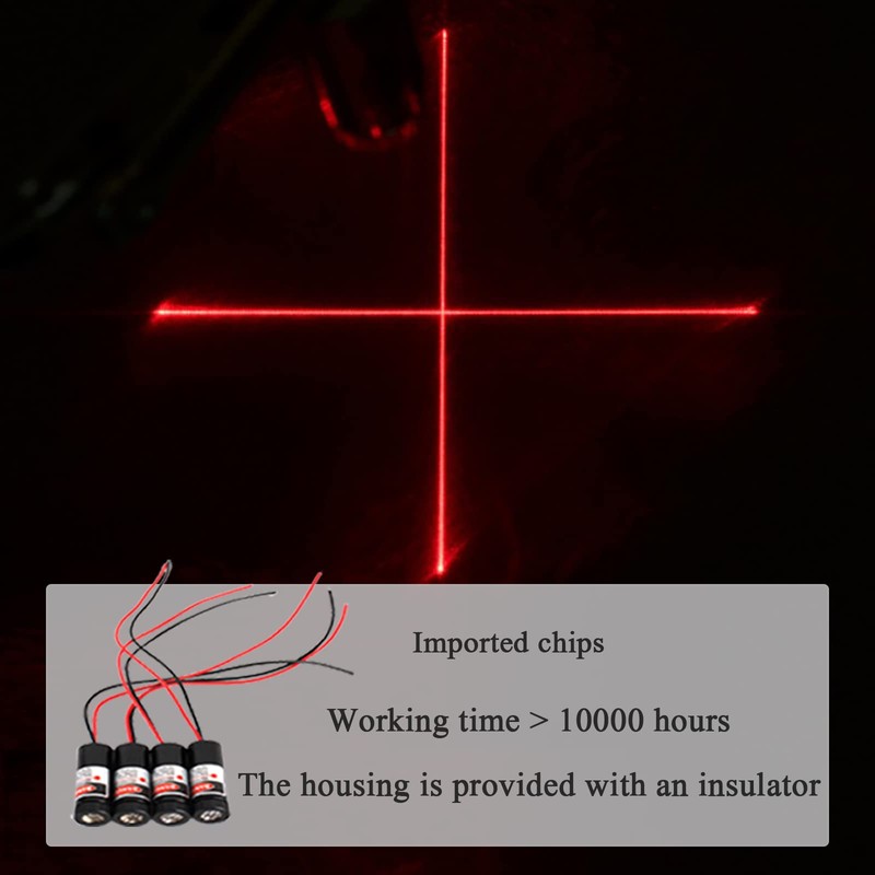 650nm red line laser module industrial laser group module adjustable
