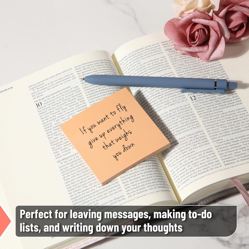 Mr. Pen- Sticky Notes, 3”x3”, 12 Pads, 600 Sheets, Colorful