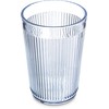 Carlisle 400807 Crystalon Stackable SAN Tumbler, 8.3 oz. Capacity, Clear