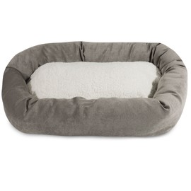 Majestic Pet Apple Villa Collection Sherpa Bagel Dog Bed