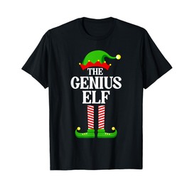 Genius Elf Family Matching Group Funny Christmas T-Shirt