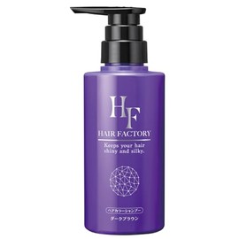 Hair Factory Z49K003 Long Keep Color Shampoo, Gray Hair Dye, Shiraga Dye, Hair Dye, For Women, Men, For Youthful Hair, Age Hair, Dark Brown, Made in Japan, 10.1 fl oz (300 ml)
