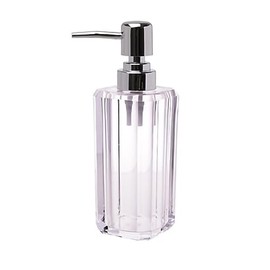 WAIT FLY Acrylic Soap Dispenser with Pump, Soap Bottle, Dish Soap Dispenser, Hand Soap Dispenser, Home Decoration-Transparent-6 OZ