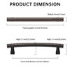 kakapola 10 Pack 5 Inch(128mm) Oil Rubbed Bronze Kitchen Cabinet