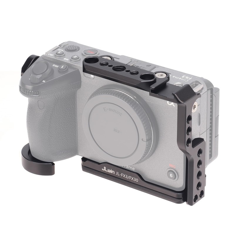 FOTGA FX3/FX30 Camera Cage with NATO Rail, Cold Shoe, 1/4"
