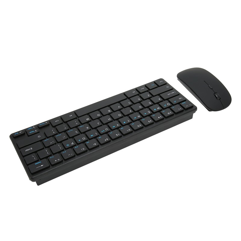 2.4G Wireless Keyboard Mouse Combo Ergonomic 64 Key Keyboard 3