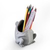 KwatTsz Cute Frog Pen Holder, Frog figurine Pencil Holder for