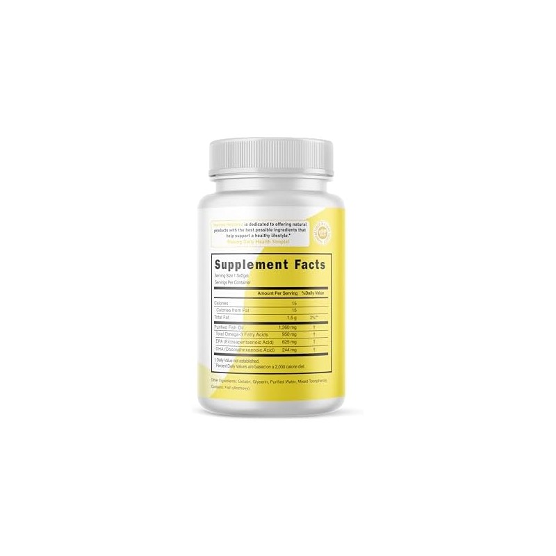Aceite de Pescado Ultra Omega 625 EPA 244 DHA 60