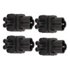 4PCS IEC320 C6 to IEC320 C5 Power Adapter Plug and
