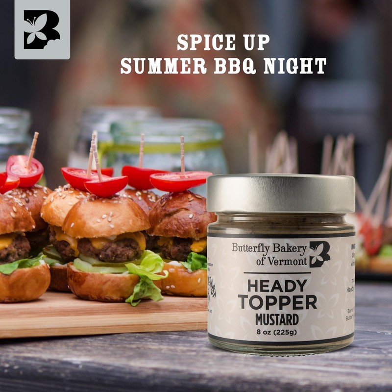 Butterfly Bakery of Vermont - Heady Topper Mustard - Bold,