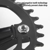 Kids Cycle Crankset, 34T Aluminum Alloy Cycle Chainring Crank Arm