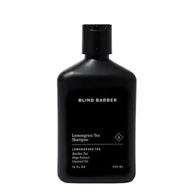 Blind Barber- Champú para hombres sin sulfatos de limpieza profunda y espesante para el cabello con aroma a menta y té de limón - Hair Wash Rem