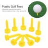 Alvinlite Golf Tees Durable Plastic Tees, 100Pcs Golfing Tees, Reduce