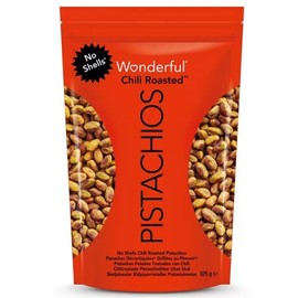 Wonderful Chili Roasted Pistachios, 625g, No Shell
