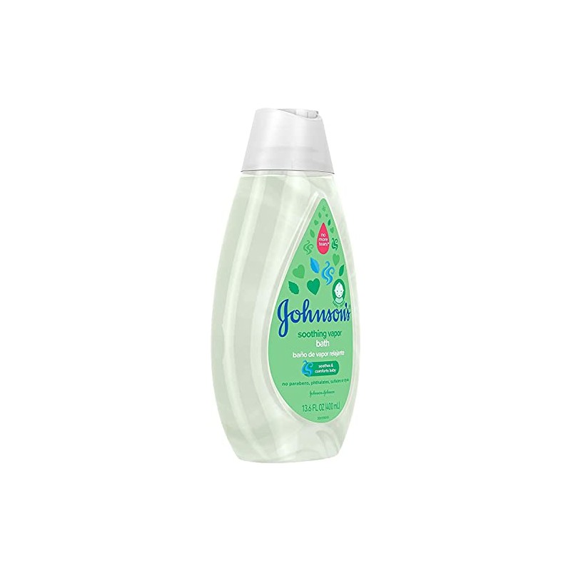 Johnsons Baby Soothing Vapor Bath 13.6 Ounce (400ml) (2 Pack)