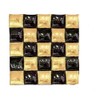 Aahanic 25PCS Black and Gold Square Foil Balloons Wall Backdrop
