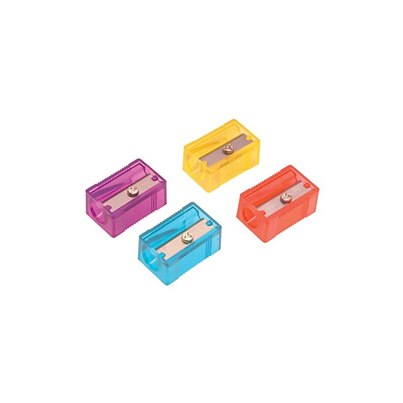 Helix Plastic One Hole Sharpener (Pack of 10 in Assorted