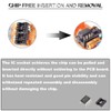 Youmile 50pcs DIP IC Socket Round 2.54mm Spacing 8 Pin