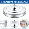Polished Communion Tray Cover Stainless Steel Silver Holy Cup Tray