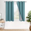 XWZO - Cortinas opacas con sombreado completo de 45 pulgadas