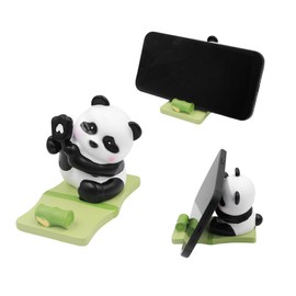 Suillty Cute Panda Animal Cell Phone Stand for Desk Smartphone Mobile Phone Holder Desk Stand Home Decoration Gift