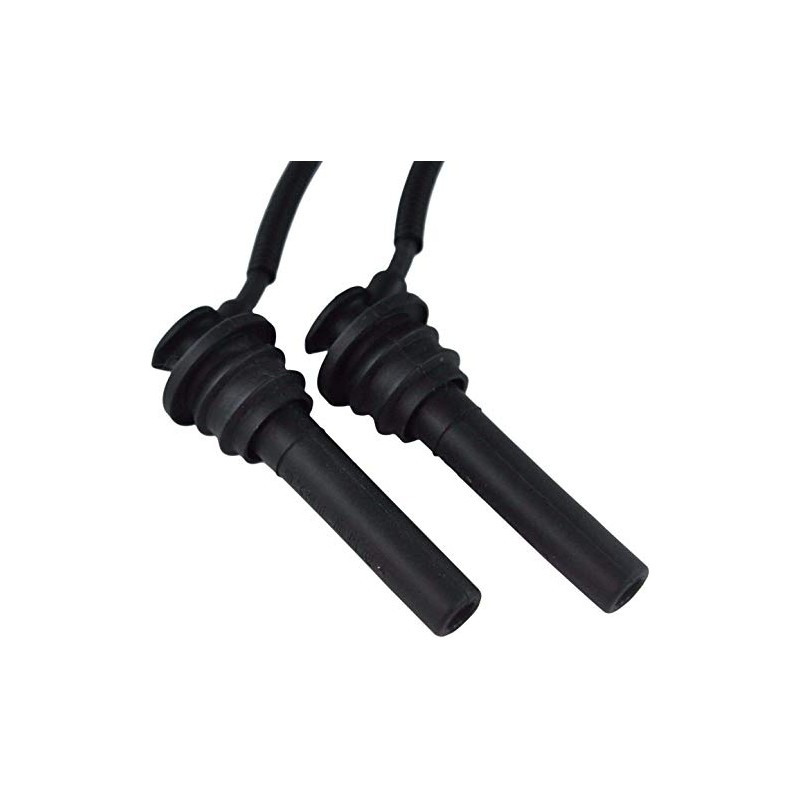 Ignition Coil Spark Plug Caps and Wires (Pair) – Fits