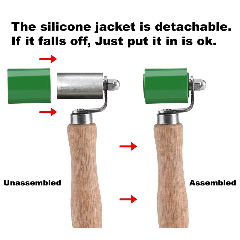 KEDILAKE Seam Roller,House Paint Rollers, Smoothing Seam Roller Tool for