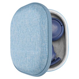 Geekria Shield Headphones Case Compatible with JBL Tune 510BT, Tune 660NC, Tune 560BT, Tune 500BT, Live 460NC Case, Replacement Hard Shell Travel Carrying Bag with Cable Storage (Light Blue)
