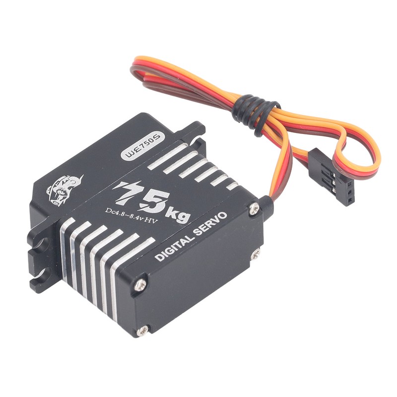 75KG Digital Steering Servo 180 Degree Control Angle Waterproof Full