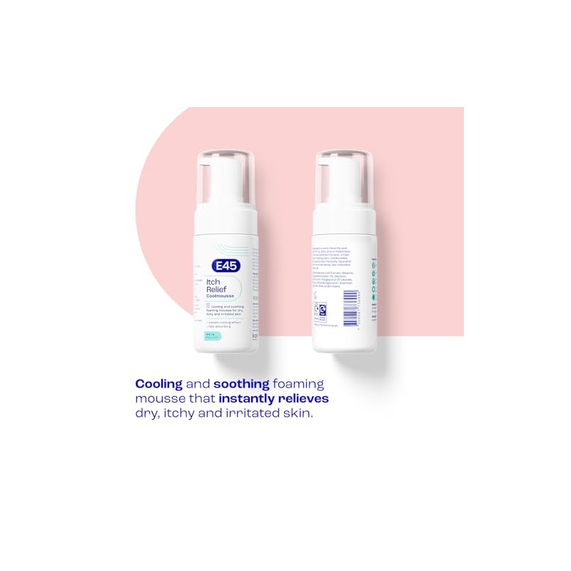 E45 Itch Relief Coolmousse 100ml – Face and Body Foam