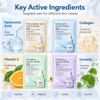16 Pack Korean Sheet Face Mask Skin Care Set for