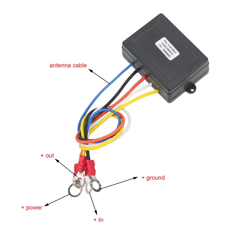 Wireless Winch Remote Control Kit 12V 24V 75ft Long Range