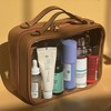 JAZD Clear Makeup Bag Toiletry Bag for Women Cosmetic Case