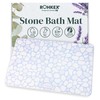 ROHKEX Stone Bath Mat Diatomaceous Earth - Super Absorbent, Non-Slip,