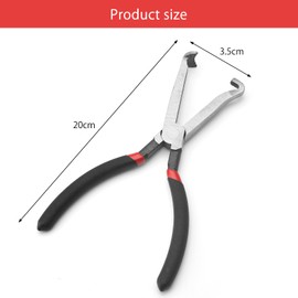 Electrical Disconnect Pliers,Automotive Electrical Spark Plug Hose Connector Pliers Fuel Line Pulling Tool for Easily Disconnection Locking-Push Tab Electrical Connectors