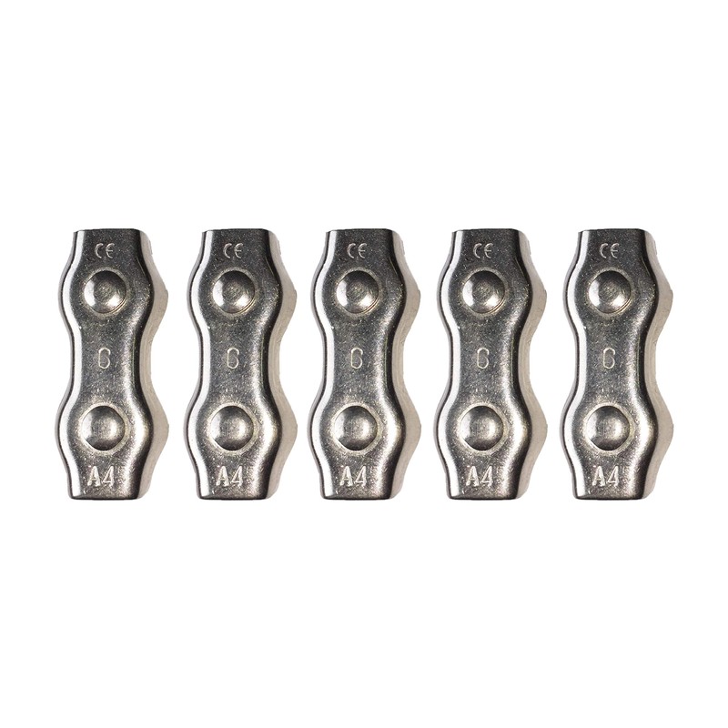 Sunload Duplex Wire Rope Clamp Stainless Steel AISI 316 V4A,