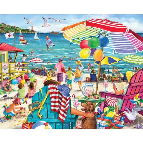Day at The Beach Jigsaw Puzzle 1000 Piece