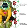 HiGift 5 Pack 17 inch Plant Support Stakes, 4mm Thick