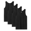 LAPASA Men's 100% Cotton Tank Top Ultra Soft Sleeveless Crewneck
