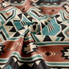 Coveimes Southwestern Tribal Aztec Shower Curtain for Bathroom, American Native