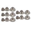 Hearing Aid Open Domes Professional Silicone Single Layer Replacement Hearing