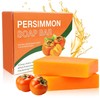 2PCS Jabón De Persimón Desodorante Natural, Jabónes de Baño Desodorantes
