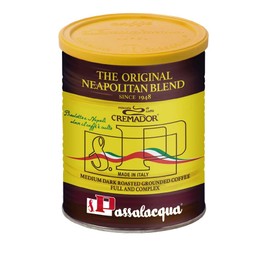 Passalacqua Cremador Ground Coffee - 70% Arabica Premium Medium Dark Roast (250g)