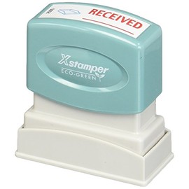 SHACHIHATA INC"Received" Ink Stamp, 1/2 x 1-5/8 Inches, Blue/Red Ink (XST2030)